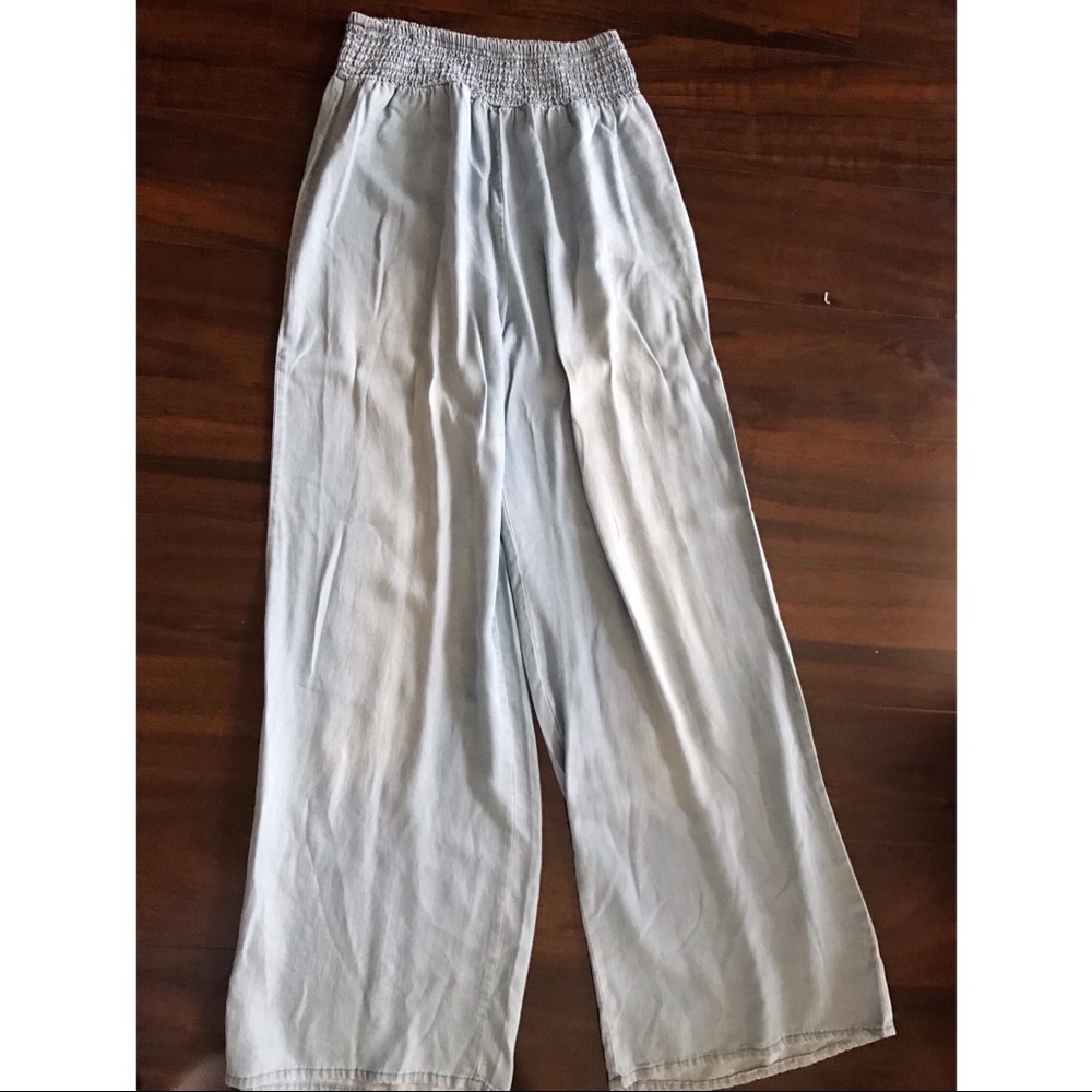 Light blue flare pants 👖